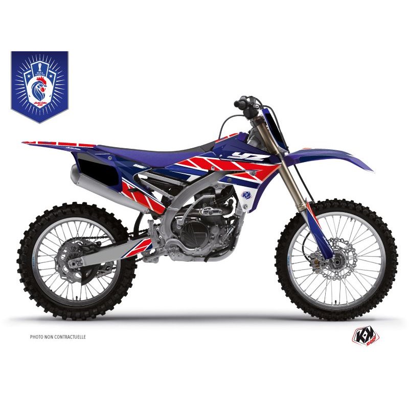 Kit Deco Moto Cross Replica France 2018 Edition Limitee Yamaha 250 YZF