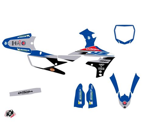 Kit Deco Moto Cross Replica Team Outsiders 2020 Yamaha 450 YZF