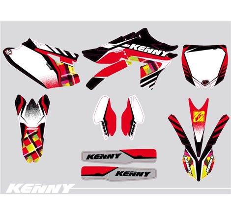 Kit Deco Moto Cross Kenny Yamaha 450 YZF Rouge