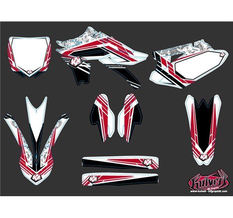 Kit Deco Moto Cross Spirit Yamaha 450 YZF Rouge