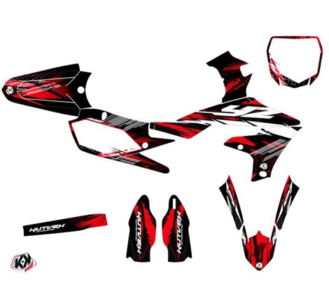 Kit Deco Moto Cross Techno Yamaha 450 YZF Rouge