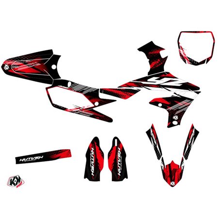 Kit Deco Moto Cross Techno Yamaha 450 YZF Rouge