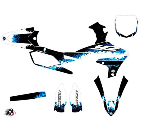 Kit Deco Moto Cross Hangtown Yamaha 450 YZF Bleu