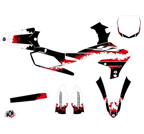 Kit Deco Moto Cross Hangtown Yamaha 450 YZF Rouge