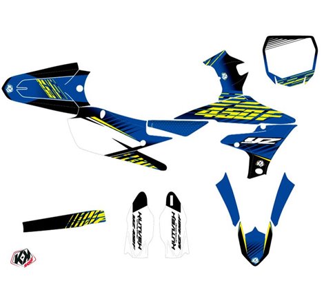 Kit Deco Moto Cross Flow Yamaha 450 YZF Jaune