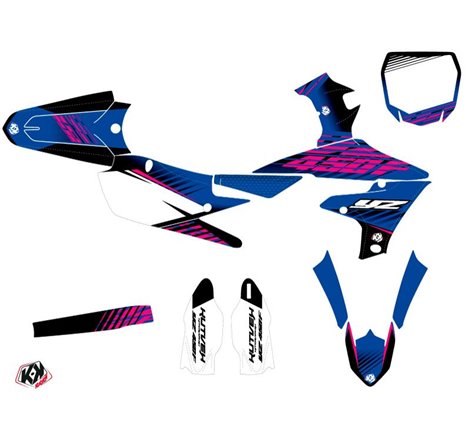 Kit Deco Moto Cross Flow Yamaha 450 YZF Rose