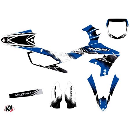 Kit Deco Moto Cross Stripe Yamaha 450 YZF Bleu