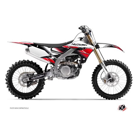Kit Deco Moto Cross Stripe Yamaha 450 YZF Rouge