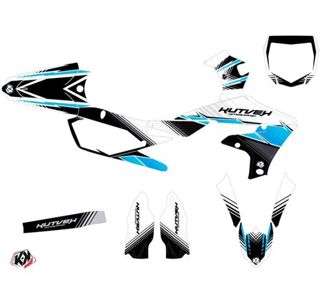 Kit Deco Moto Cross Stripe Yamaha 450 YZF Noir