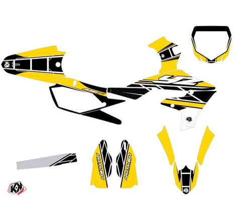 Kit Deco Moto Cross Replica Yamaha 450 YZF Jaune