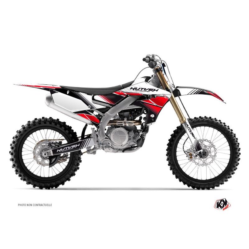 Kit Deco Moto Cross Stripe Yamaha 450 YZF Rouge