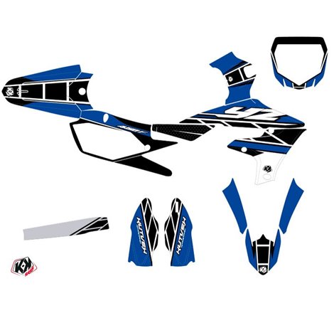 Kit Deco Moto Cross Replica Yamaha 450 YZF Bleu