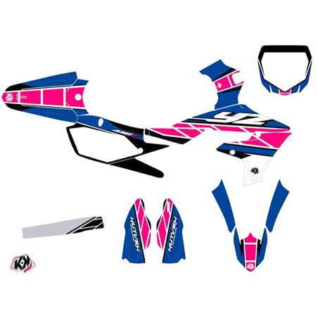 Kit Deco Moto Cross Replica Yamaha 450 YZF Rose