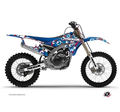Kit Deco Moto Cross Freegun Eyed Yamaha 450 YZF Rouge