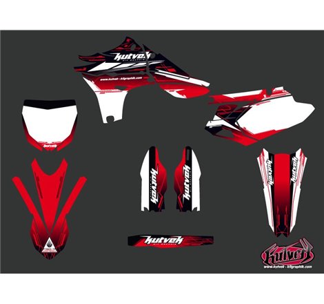 Kit Deco Moto Cross Slider Yamaha 450 YZF Rouge