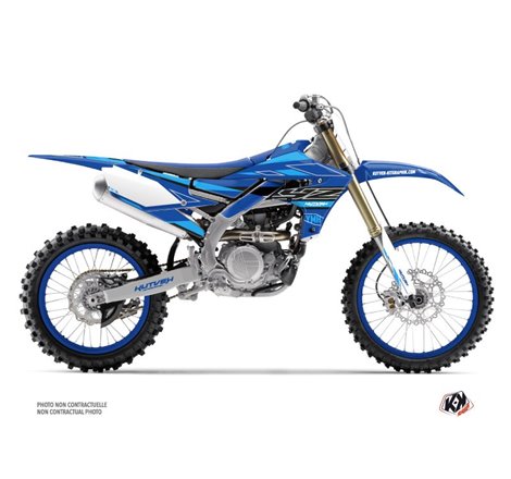 Kit Deco Moto Cross Outline Yamaha 450 YZF Cyan