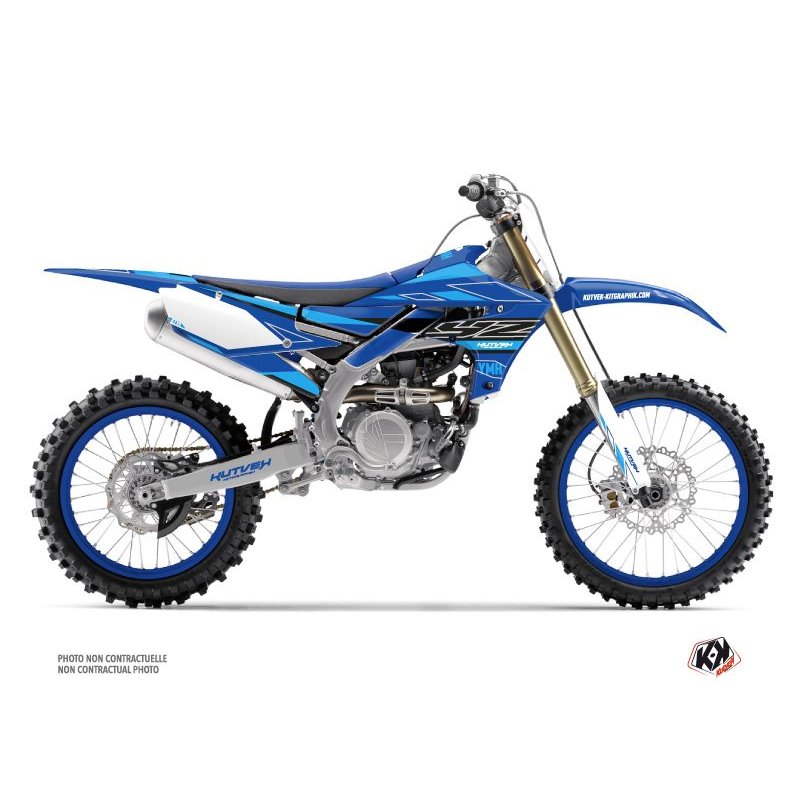 Kit Deco Moto Cross Outline Yamaha 450 YZF Cyan