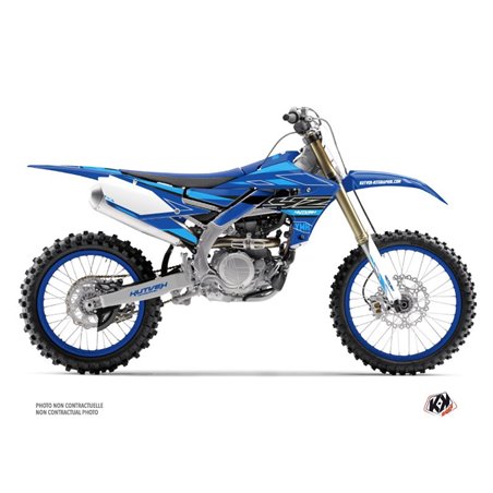 Kit Deco Moto Cross Outline Yamaha 450 YZF Cyan