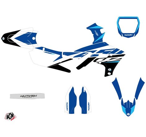 Kit Deco Moto Cross Skew Yamaha 450 YZF Bleu