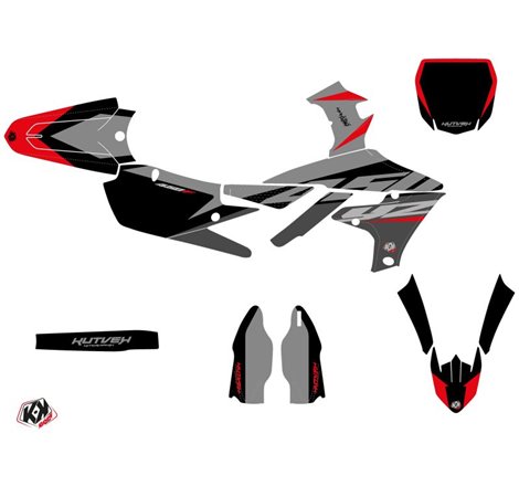 Kit Deco Moto Cross Skew Yamaha 450 YZF Rouge