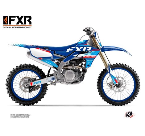 Kit Deco Moto Cross FXR N3 Yamaha 450 YZF Bleu