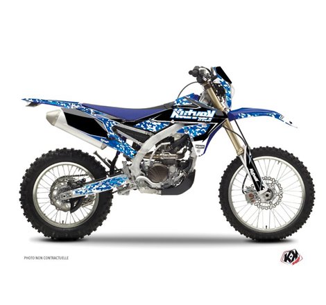 Kit Deco Moto Cross Predator Yamaha 250 WRF Bleu