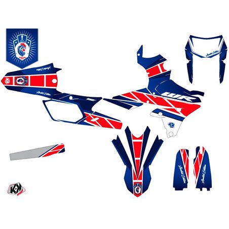 Kit Deco Moto Cross Replica France 2018 Edition Limitee Yamaha 250 WRF
