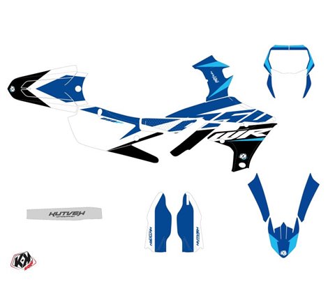 Kit Deco Moto Cross Skew Yamaha 250 WRF Bleu