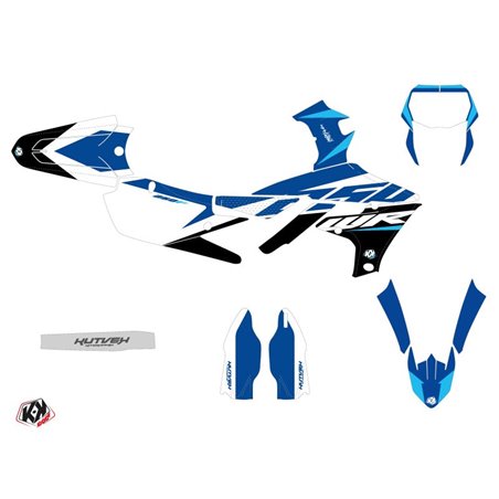 Kit Deco Moto Cross Skew Yamaha 250 WRF Bleu