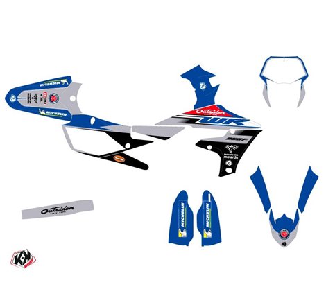 Kit Deco Moto Cross Replica Team Outsiders 2020 Yamaha 250 WRF