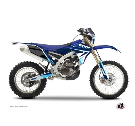 Kit Deco Moto Cross Stage Yamaha 250 WRF Bleu