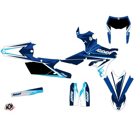 Kit Deco Moto Cross Stage Yamaha 250 WRF Bleu