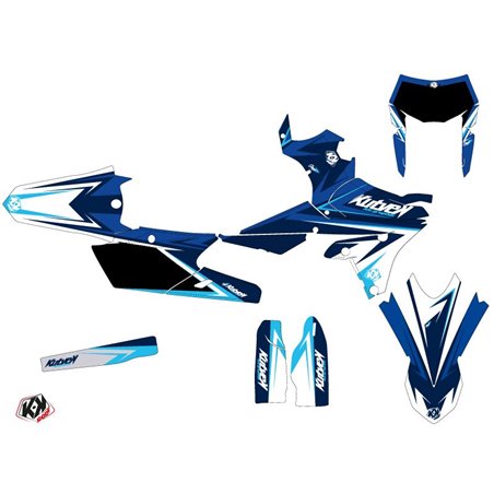 Kit Deco Moto Cross Stage Yamaha 250 WRF Bleu