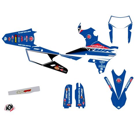 Kit Deco Moto Cross Replica Team Outsiders Yamaha 250 WRF 2018