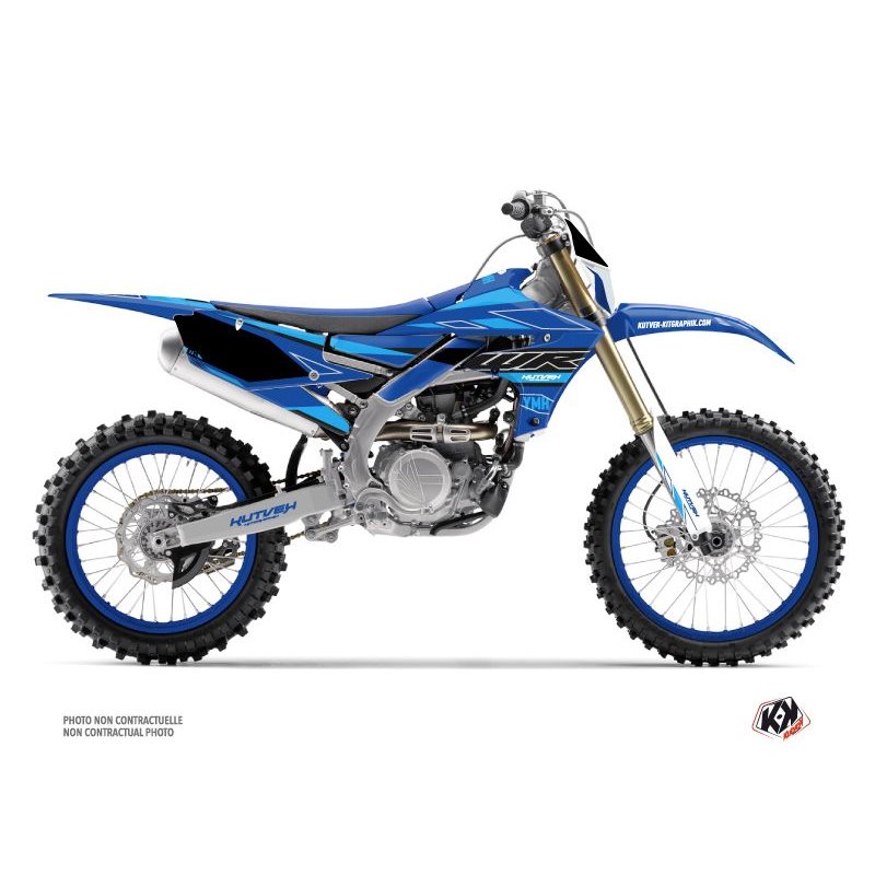 Kit Deco Moto Cross Outline Yamaha 250 WRF Cyan