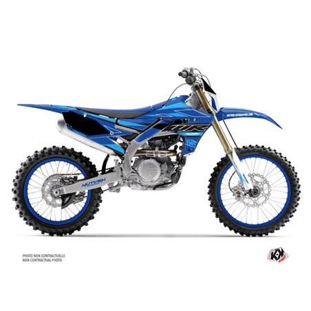 Kit Deco Moto Cross Outline Yamaha 250 WRF Cyan