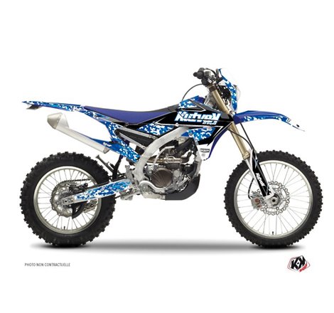 Kit Deco Moto Cross Predator Yamaha 450 WRF Bleu
