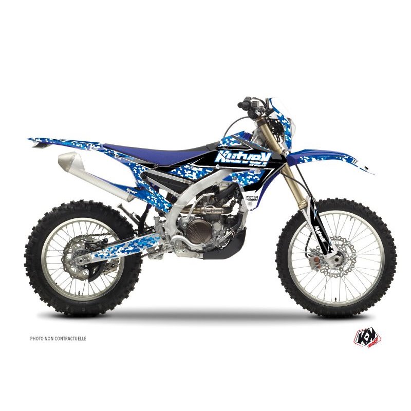 Kit Deco Moto Cross Predator Yamaha 450 WRF Bleu