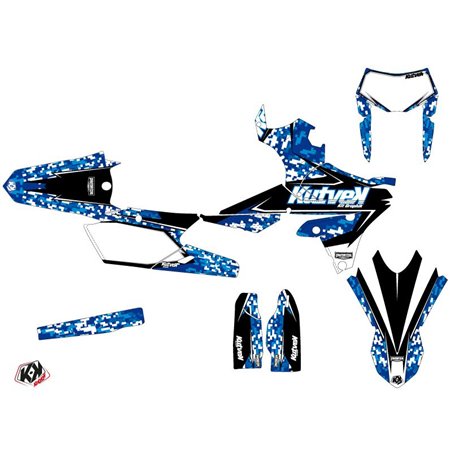Kit Deco Moto Cross Predator Yamaha 450 WRF Bleu