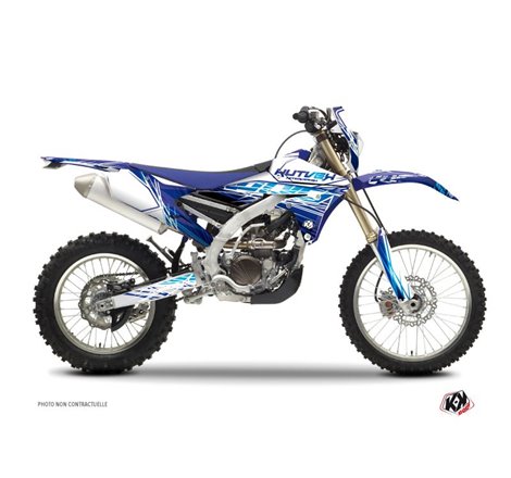 Kit Deco Moto Cross Eraser Yamaha 450 WRF Bleu
