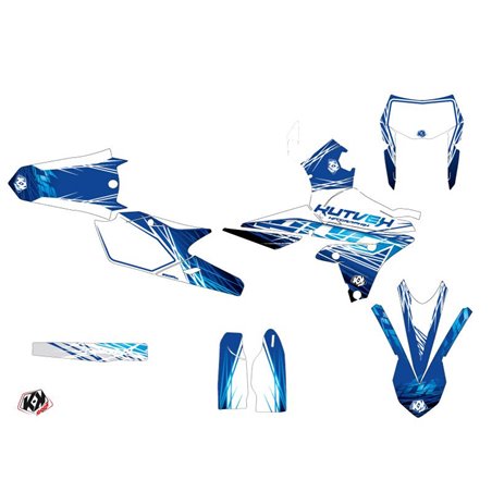Kit Deco Moto Cross Eraser Yamaha 450 WRF Bleu
