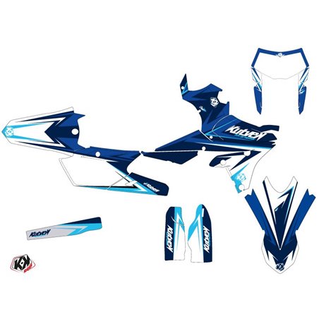 Kit Deco Moto Cross Stage Yamaha 450 WRF Bleu
