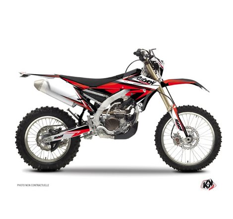 Kit Deco Moto Cross Stage Yamaha 450 WRF Noir Rouge
