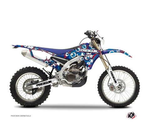 Kit Deco Moto Cross Freegun Eyed Yamaha 450 WRF Rouge