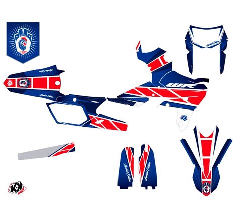 Kit Deco Moto Cross Replica France 2018 Edition Limitee Yamaha 450 WRF