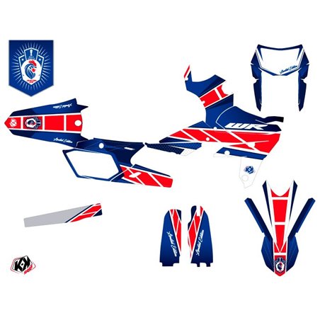 Kit Deco Moto Cross Replica France 2018 Edition Limitee Yamaha 450 WRF