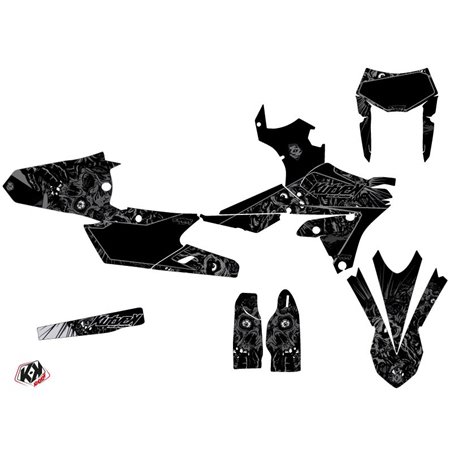 Kit Deco Moto Cross Zombies Dark Yamaha 450 WRF Noir