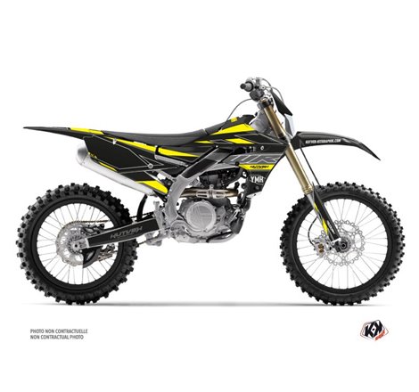 Kit Deco Moto Cross Outline Yamaha 450 WRF Jaune