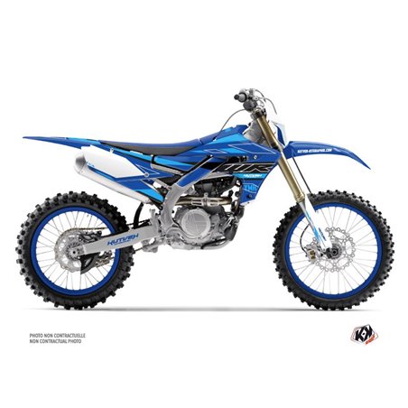 Kit Deco Moto Cross Outline Yamaha 450 WRF Cyan