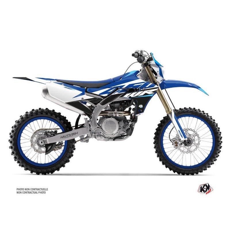 Kit Deco Moto Cross Skew Yamaha 450 WRF Bleu